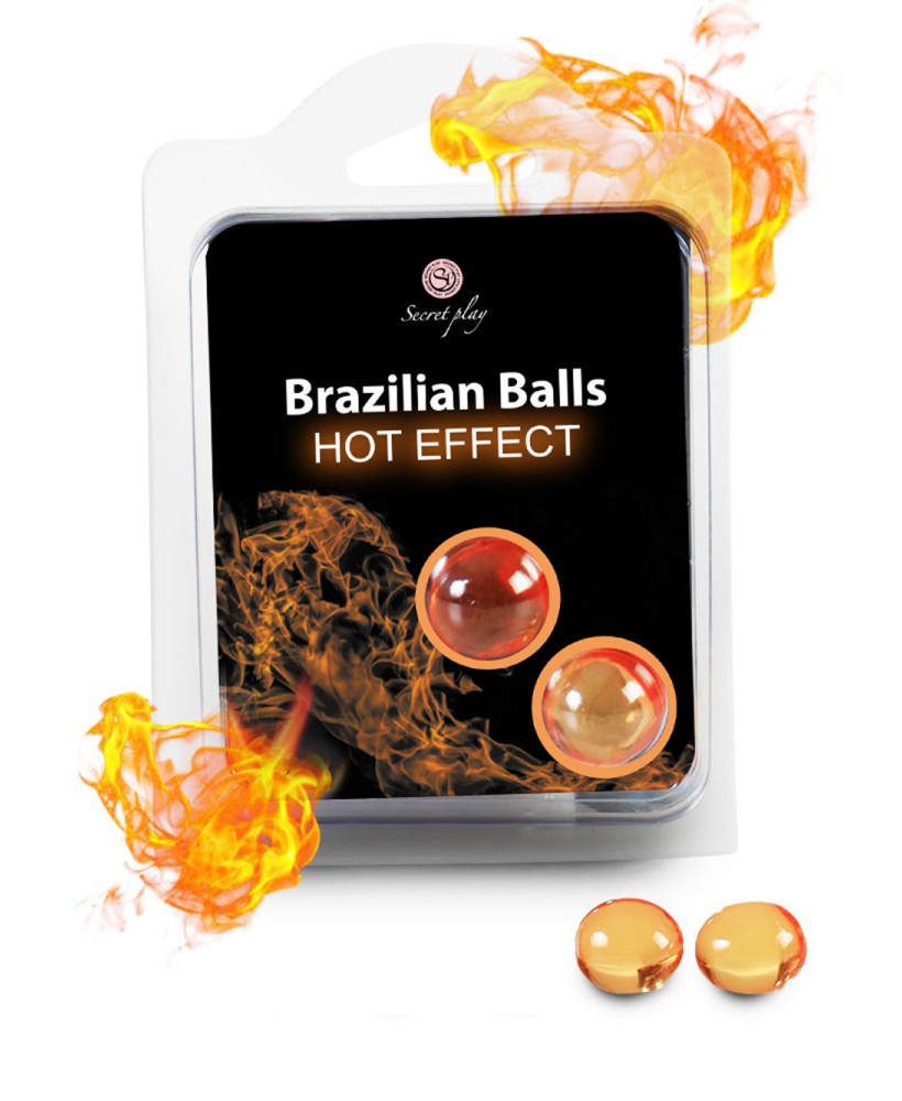 Boules de massage Brésiliennes effet chaleur 